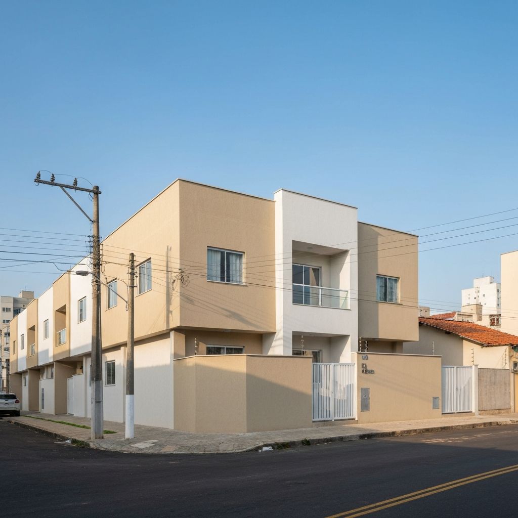 Prédio Kitnet Econômico - Construção simplificada