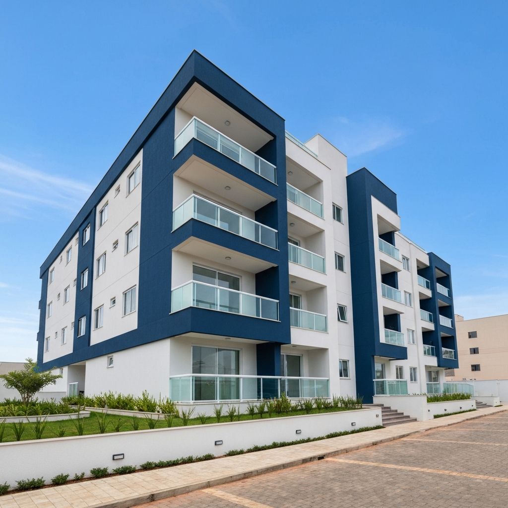 Prédio Kitnet Premium - Acabamento superior